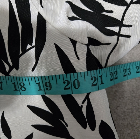 PINK TARTAN Black And White Tropical Cotton Blazer.size 8 - Picture 12 of 13